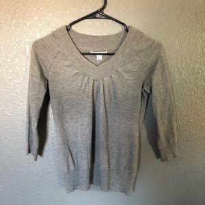 Banana republic grey blouse